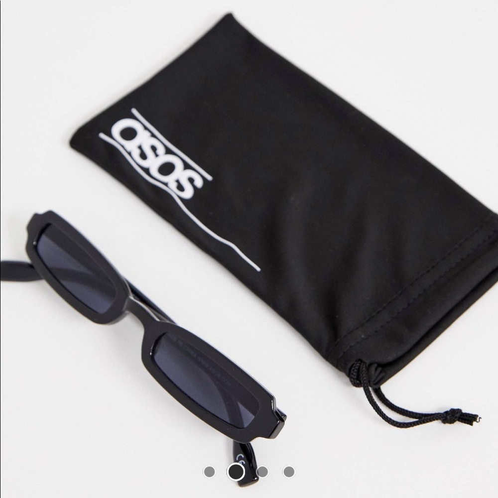 NWT- ASOS narrow square glasses